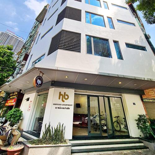 Hb Serviced Apartment - 12 Tran Quy Kien ハノイ市 エクステリア 写真